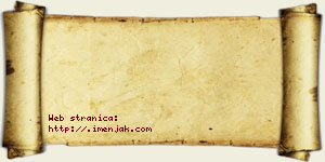 Janko Vidaković vizit kartica